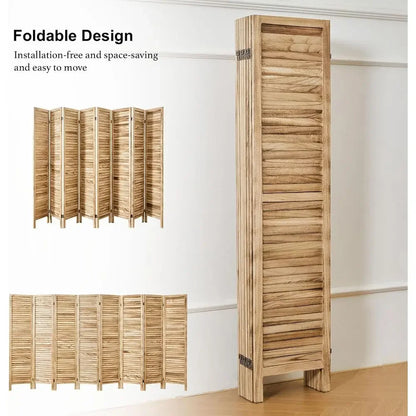 Room Partitions and Dividers with Double Hinges