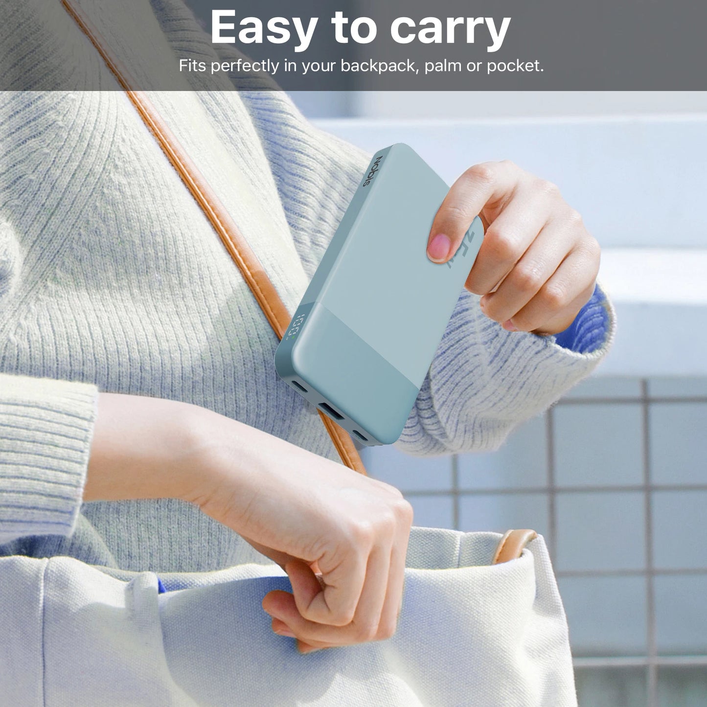 Slim Power Bank 10000mAh Mini Pocket