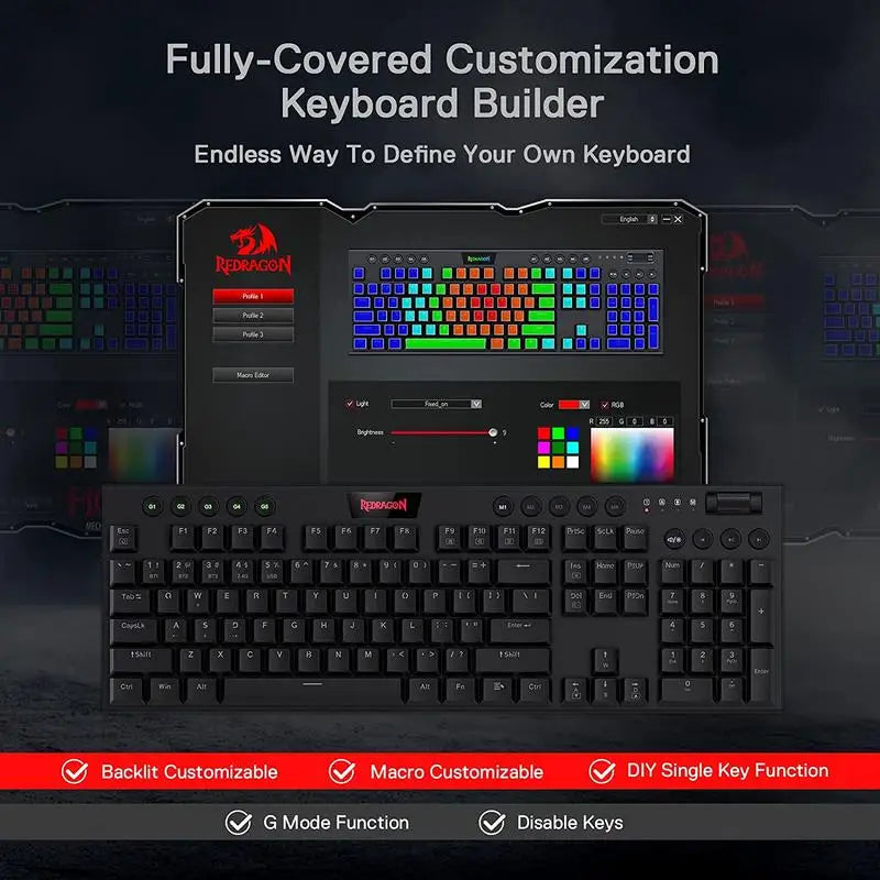 Wireless RGB Mechanical  Bluetooth Gaming Keyboards