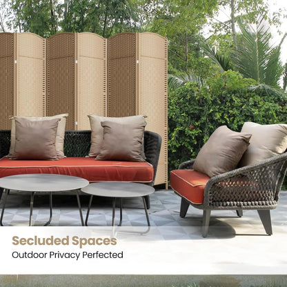 6-Panel Folding Privacy Screen