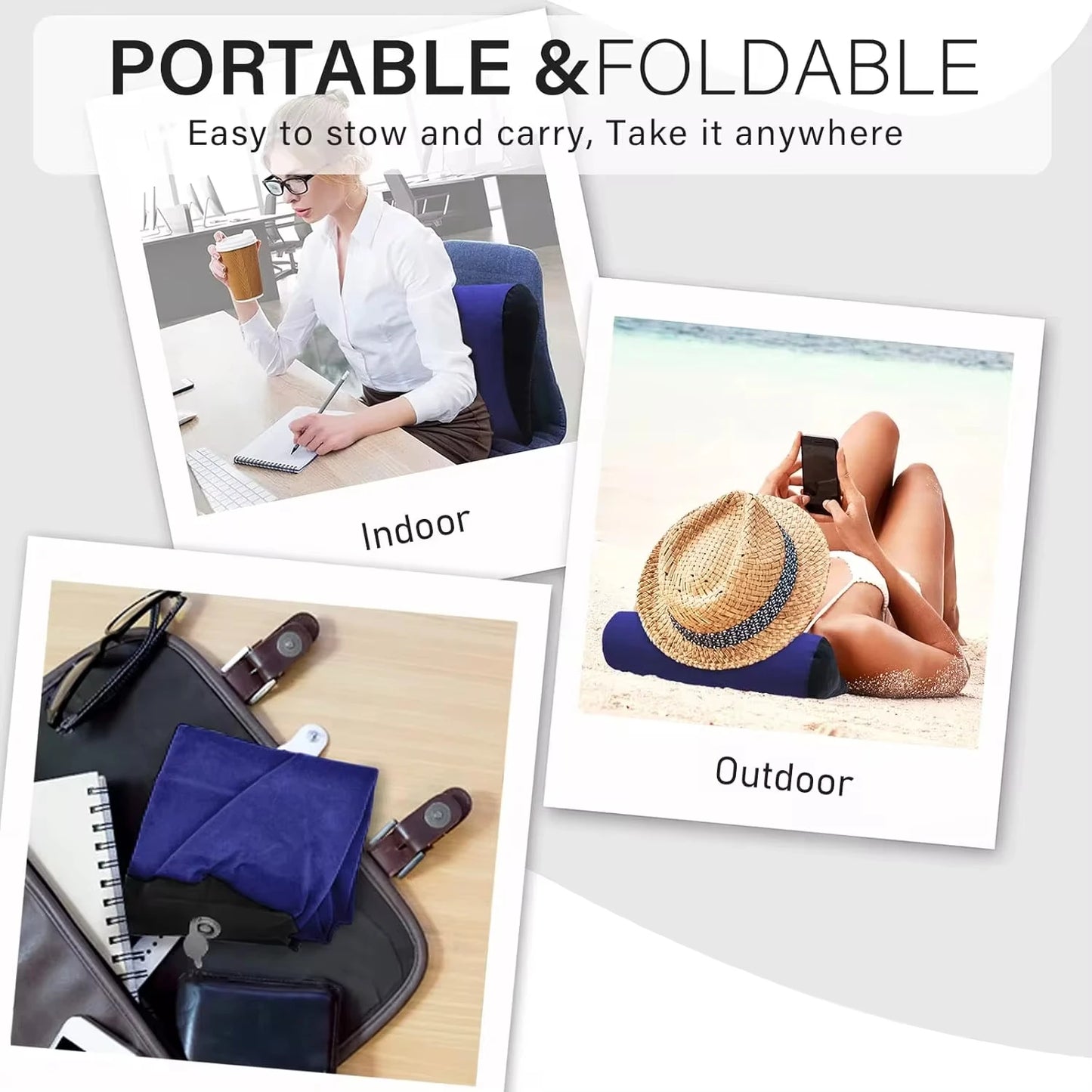 Inflatable Lightweight Pillow for Travel and Camping