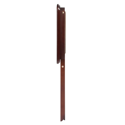 Solid Wood  2-Pc Snack Table Set Walnut