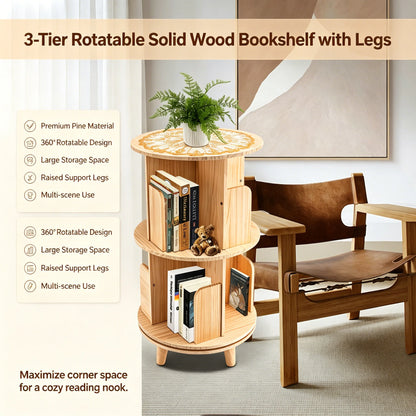 360° Rotating Display Stand with Floor-Standing
