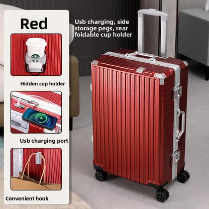 New ultra sturdy aluminum frame luggage travel