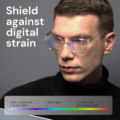 Clear Blue Light Glasses for Computer & Gaming