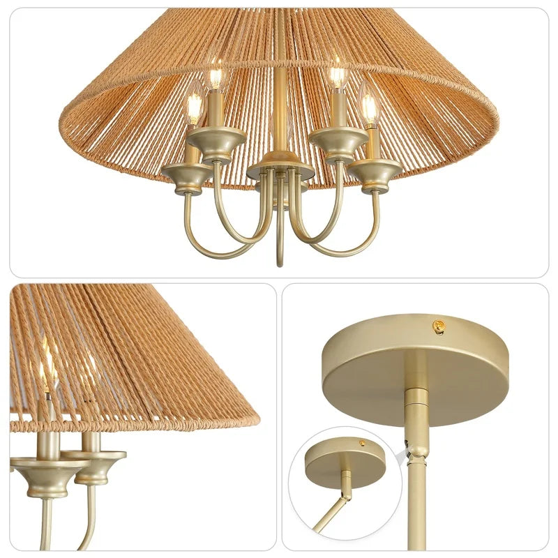 Boho Ceiling Lamp for Dining Room Kitchen Living Room
