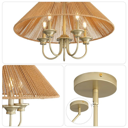 Boho Ceiling Lamp for Dining Room Kitchen Living Room