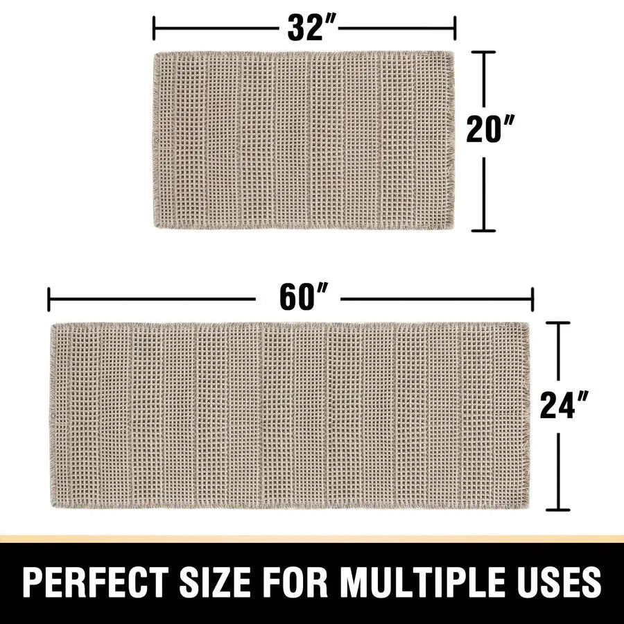 Super Absorbent Bathroom Mats Non Slip Bath Rugs