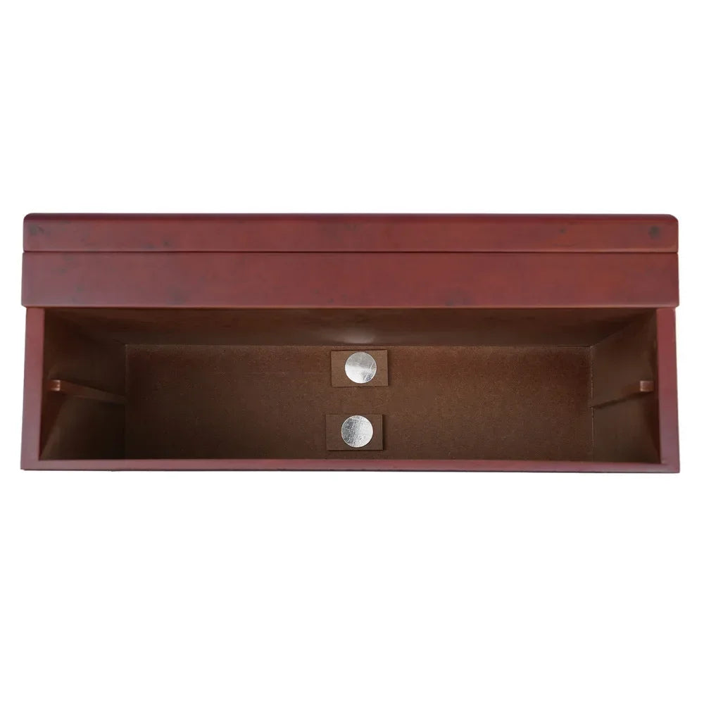 Fountain Pen Wood Leather Storage Case Organizer