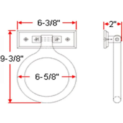 Bathroom Wall-Mounted Towel Ring