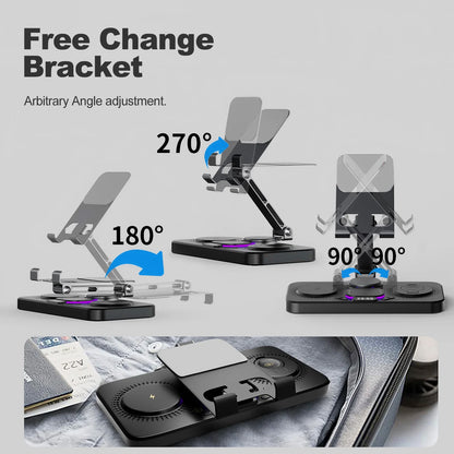 7 in1 Wireless Charger Stand Pad Magnetic