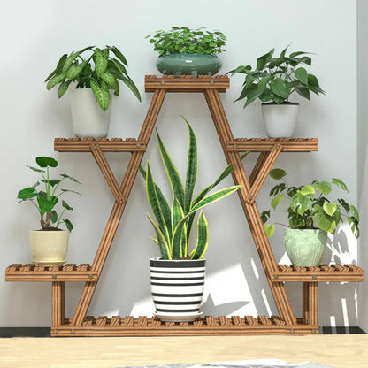 Premium Wood Plant Stand Flower Pot Holder