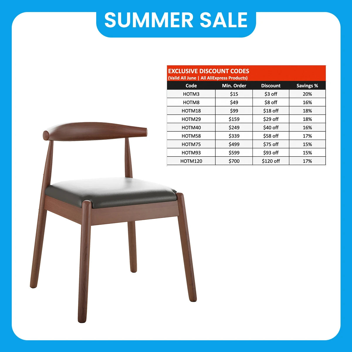 Dining Chairs Set of 2 with Solid Wood Legs