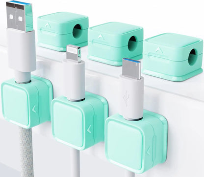 8-pack Magnetic Desk Cable Clamp
