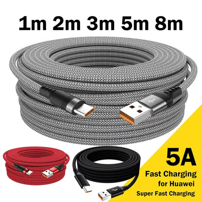 USB Type C Cable 5A Super Fast Charge Cable