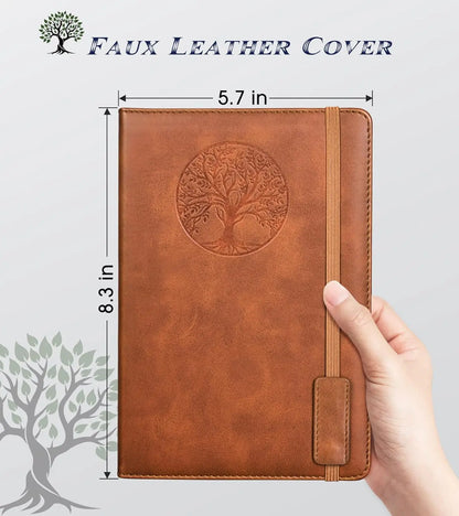 A5 Hardcover Leather Journal Notebook