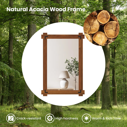 35 x 24 Inch Shatterproof Wall Mirror