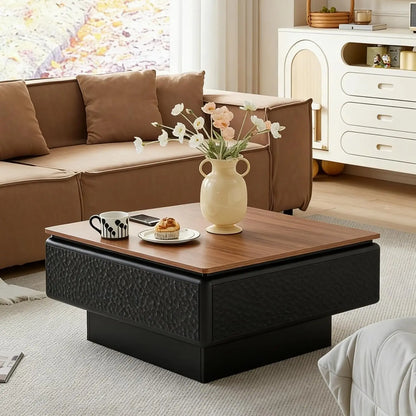Solid Wood Square Coffee Table