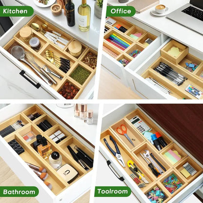 Drawer Organizer Divider and Storage Trays Containers
