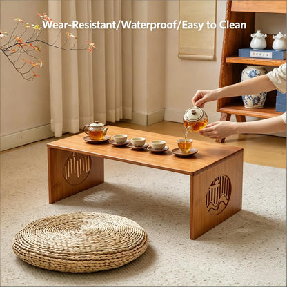 Bamboo Folding Low Coffee Table