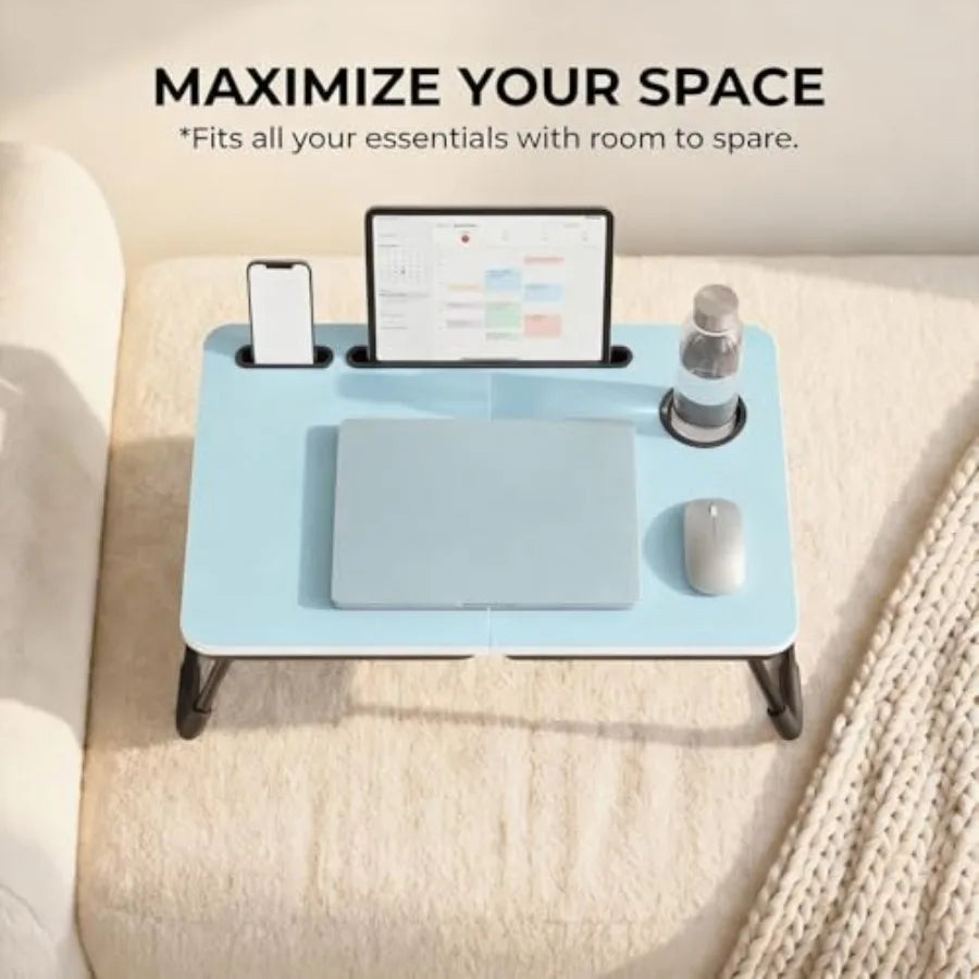 Foldable Laptop Bed Desk for Couch Sofa