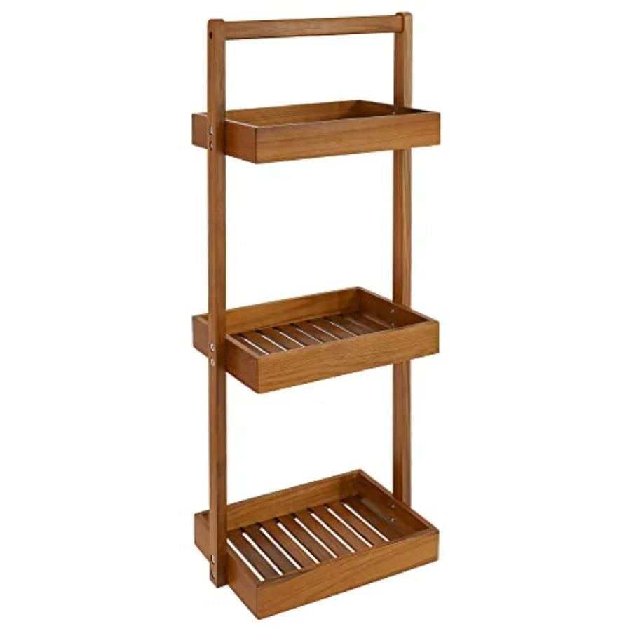 Standing Shower Organizer Shelf with Handle