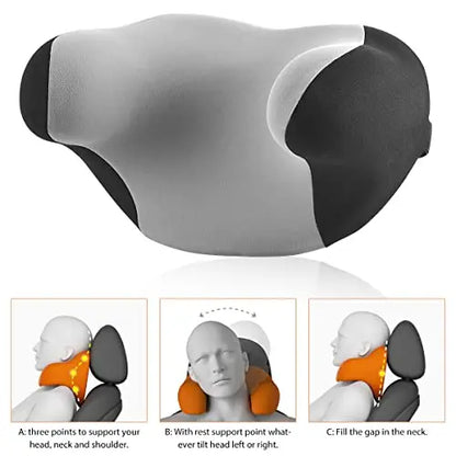 Ergonomic Memory Foam Car Neck Support Pillow