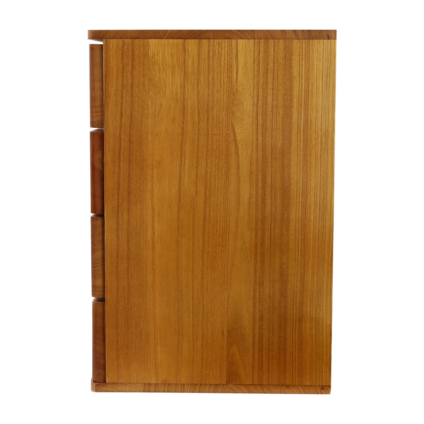 Wooden Desktop Storage Organizer with Lockable Drawers