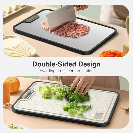Titanium Double-Sided Kitchen Non-Slip Cutting Board