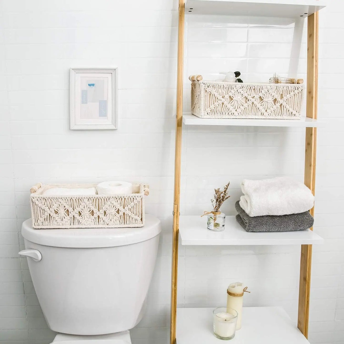 Storage Baskets Boho Decor Box