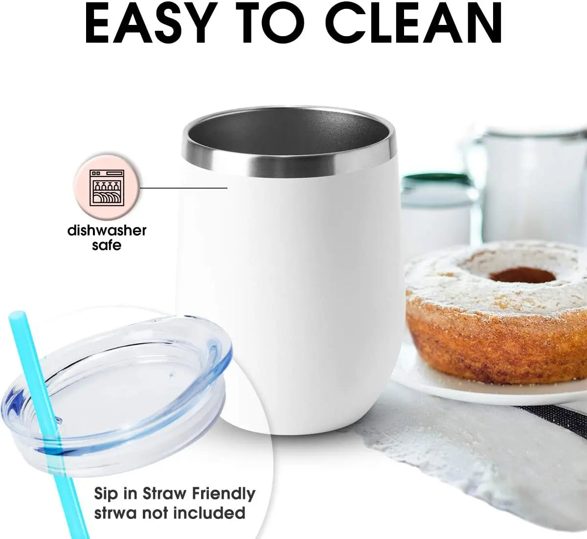 12oz Double Wall Vacuum Insulated Stainless Steel
