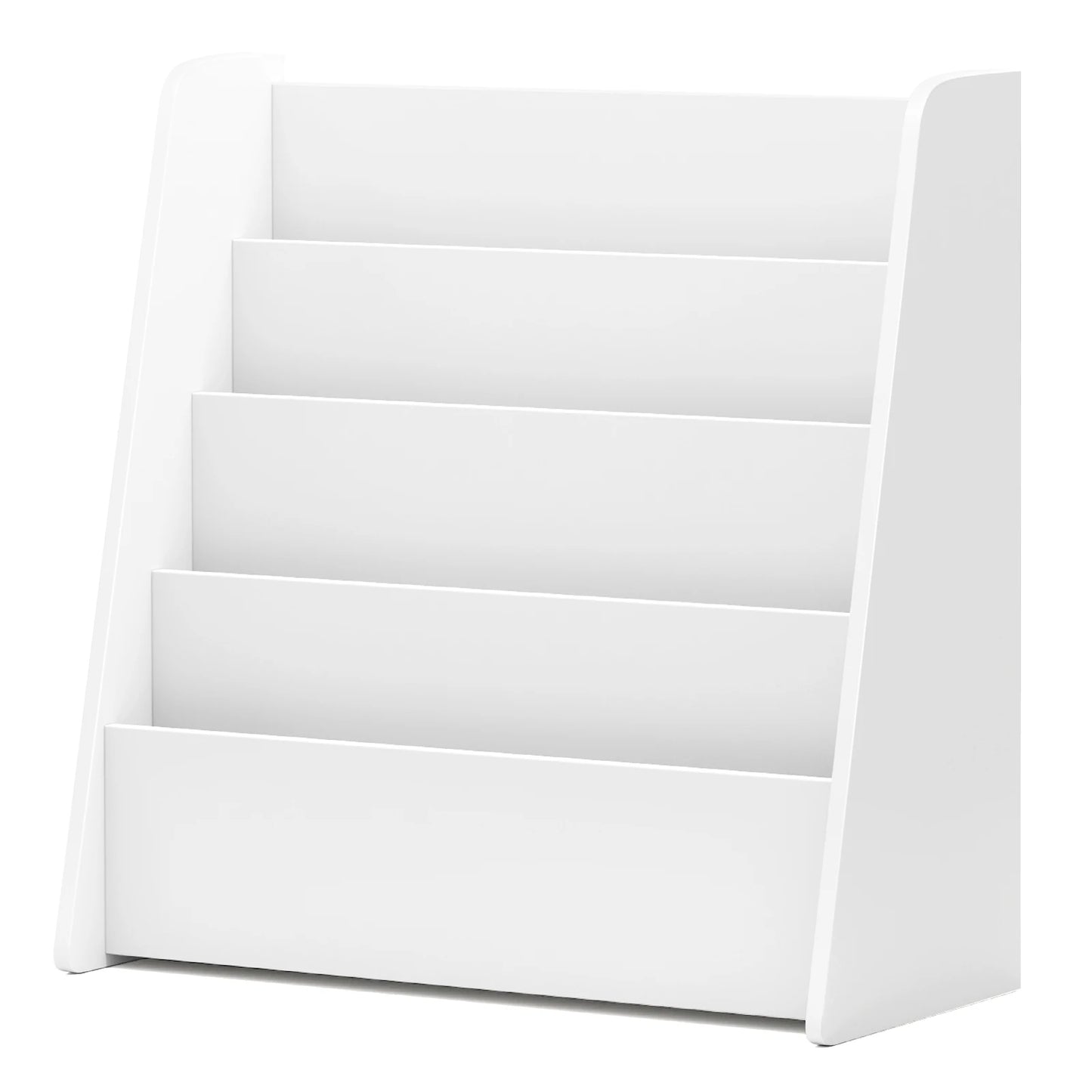 Toddlers Bookshelf Rack Deep Shelves Natural 4-tier