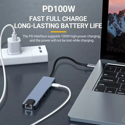7 in 1 Type C Docking Station