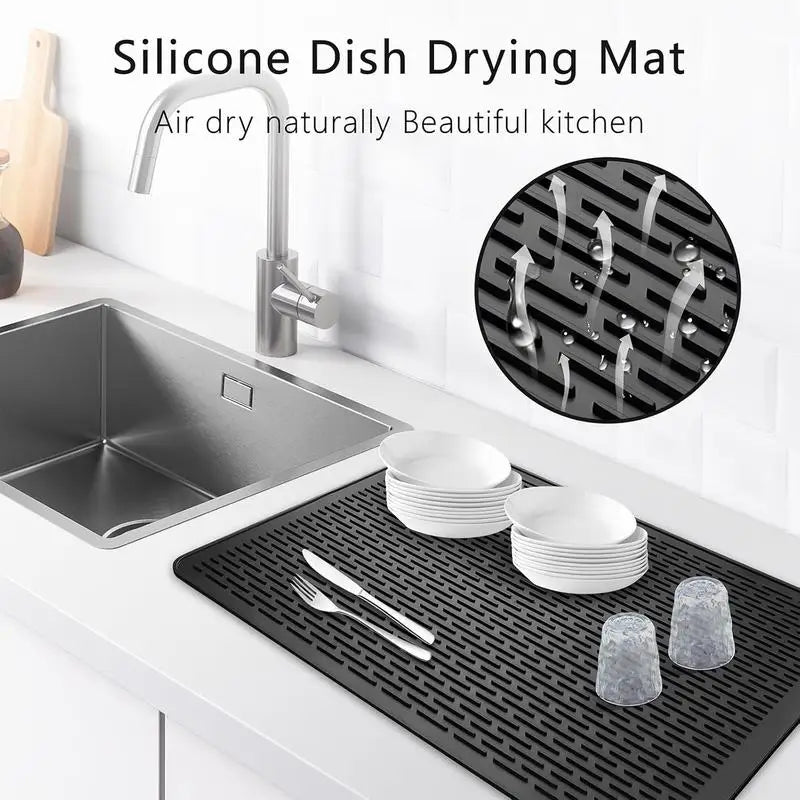 Extra Large Dish Drying Mat for Kitchen