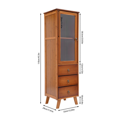 Home Coffee Wine Bar Wood Corner Cabinet
