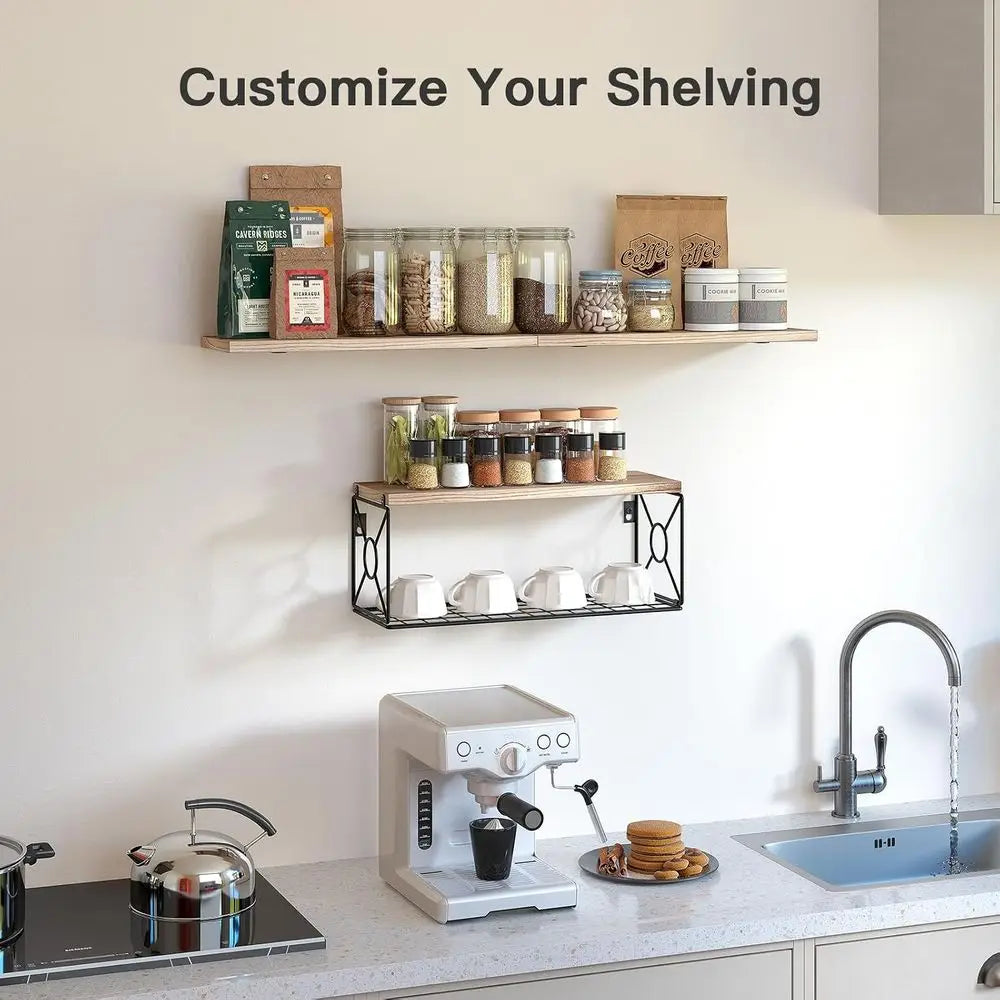 Bathroom Shelves Over Toilet with Storage Basket