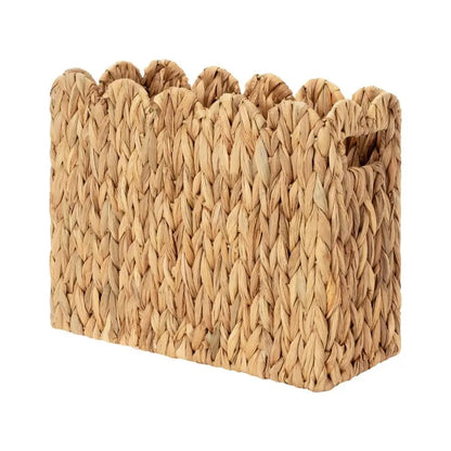 Handwoven Magazine Holder Wicker Basket