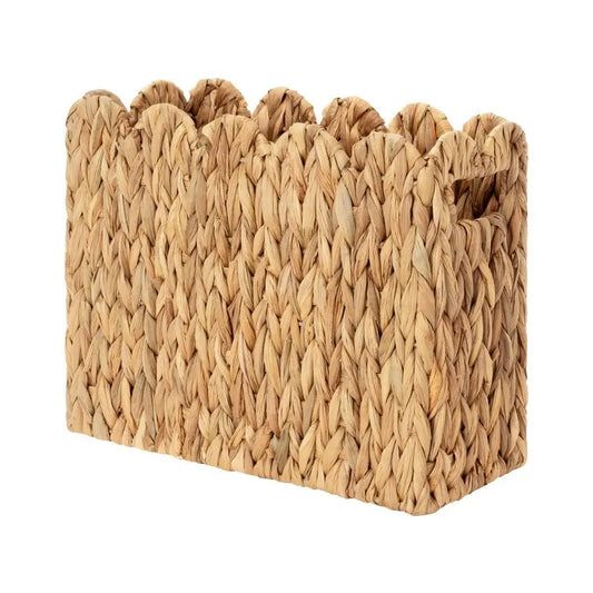 Handwoven Magazine Holder Wicker Basket