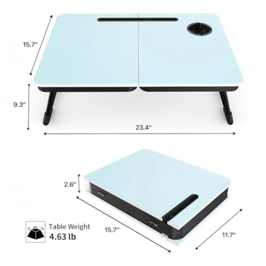 Foldable Laptop Bed Desk for Couch Sofa
