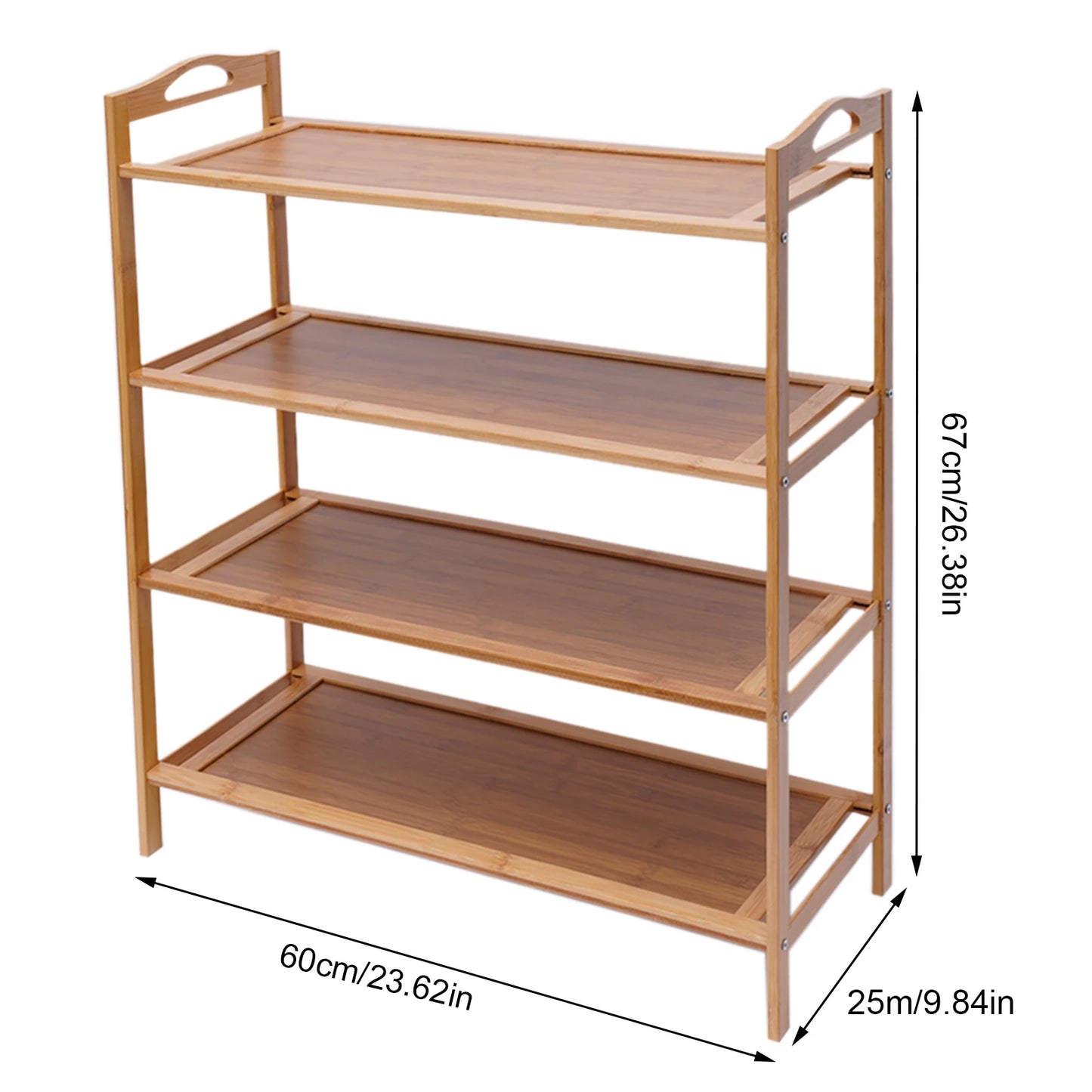 Entryway Storage Rack Shoe Display Organizer