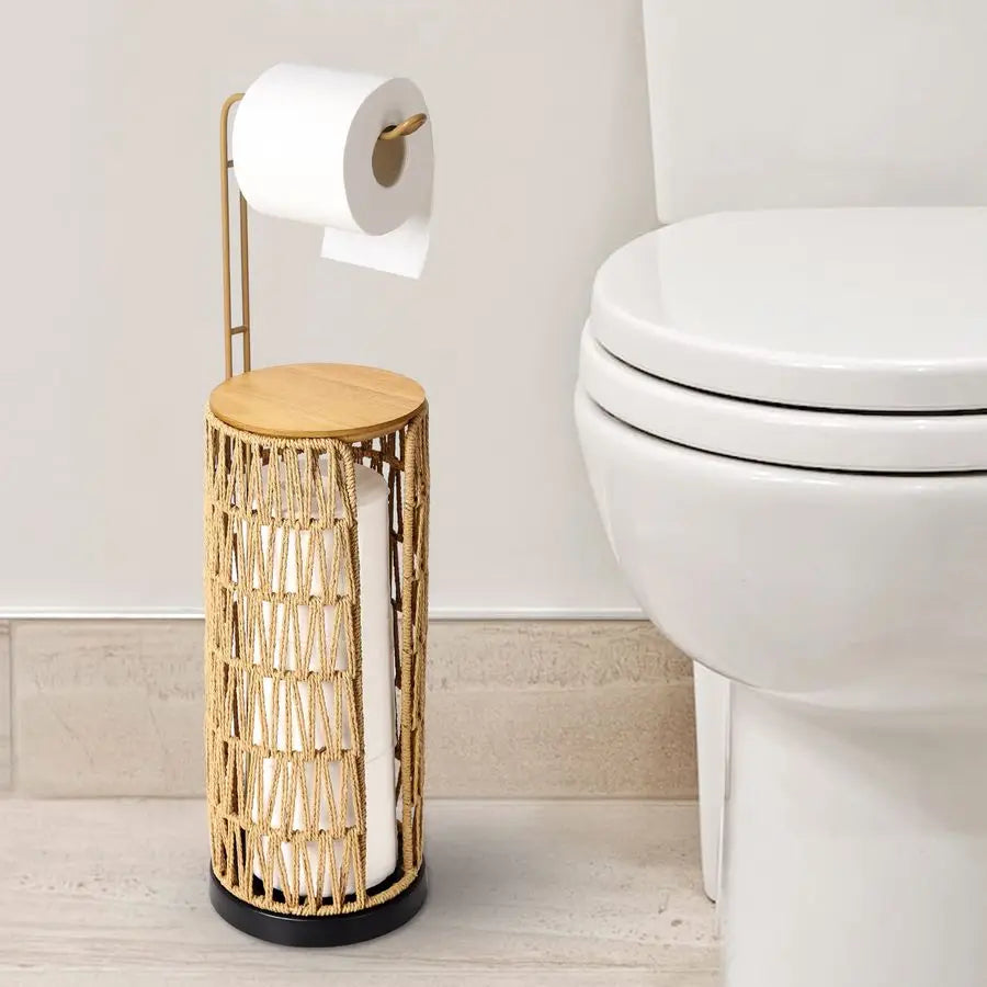 Toilet Paper Holder with Storage