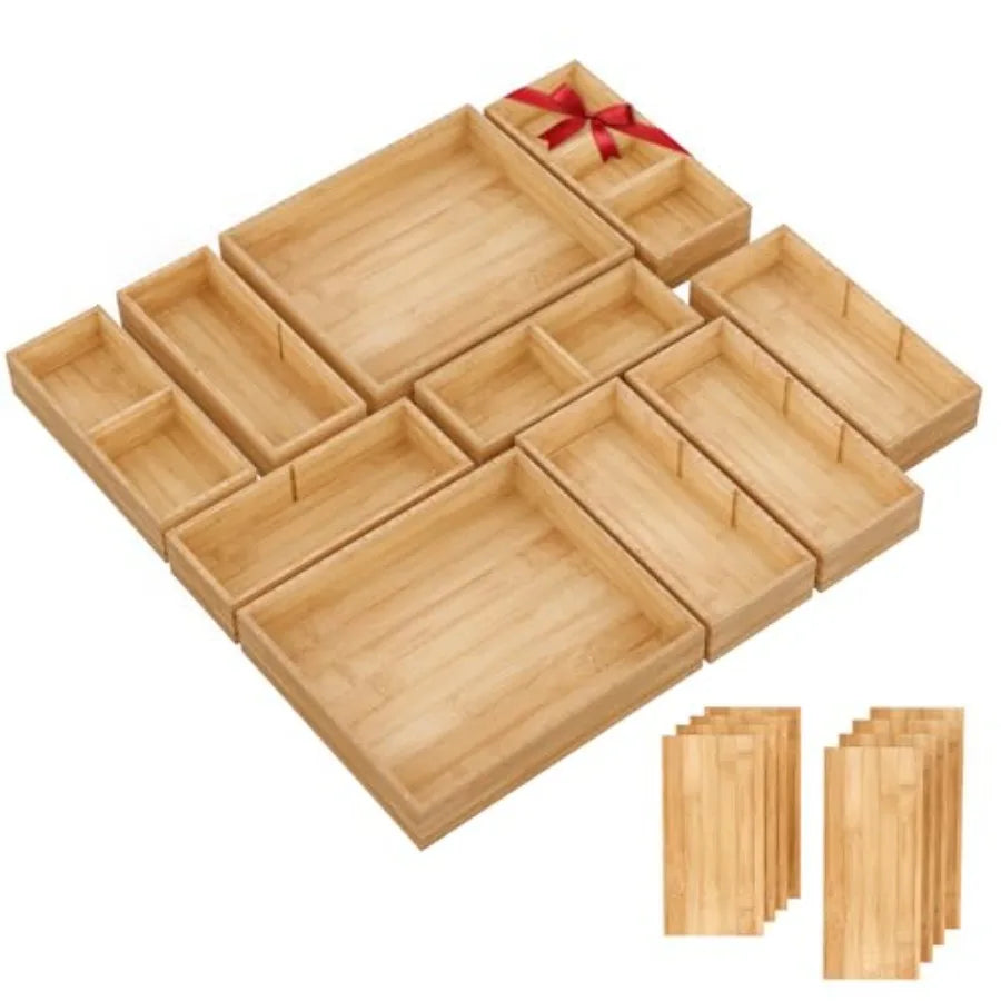 Piece Drawer Divider with Removable Dividers