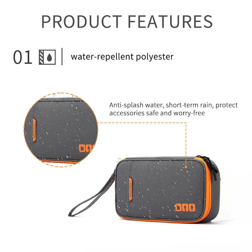 Travel Essentials Cable Organizer Bag Cord Storage