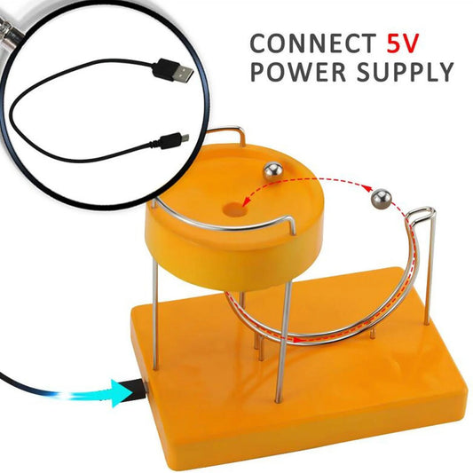 Electromagnetic USB Powered Kinetic Art Desk Toy