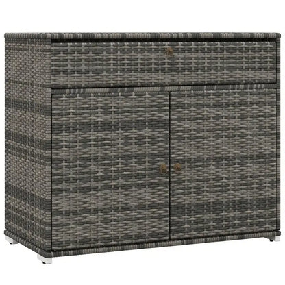 Outdoor Towel Rack and Pool Toy Storage Cabinet