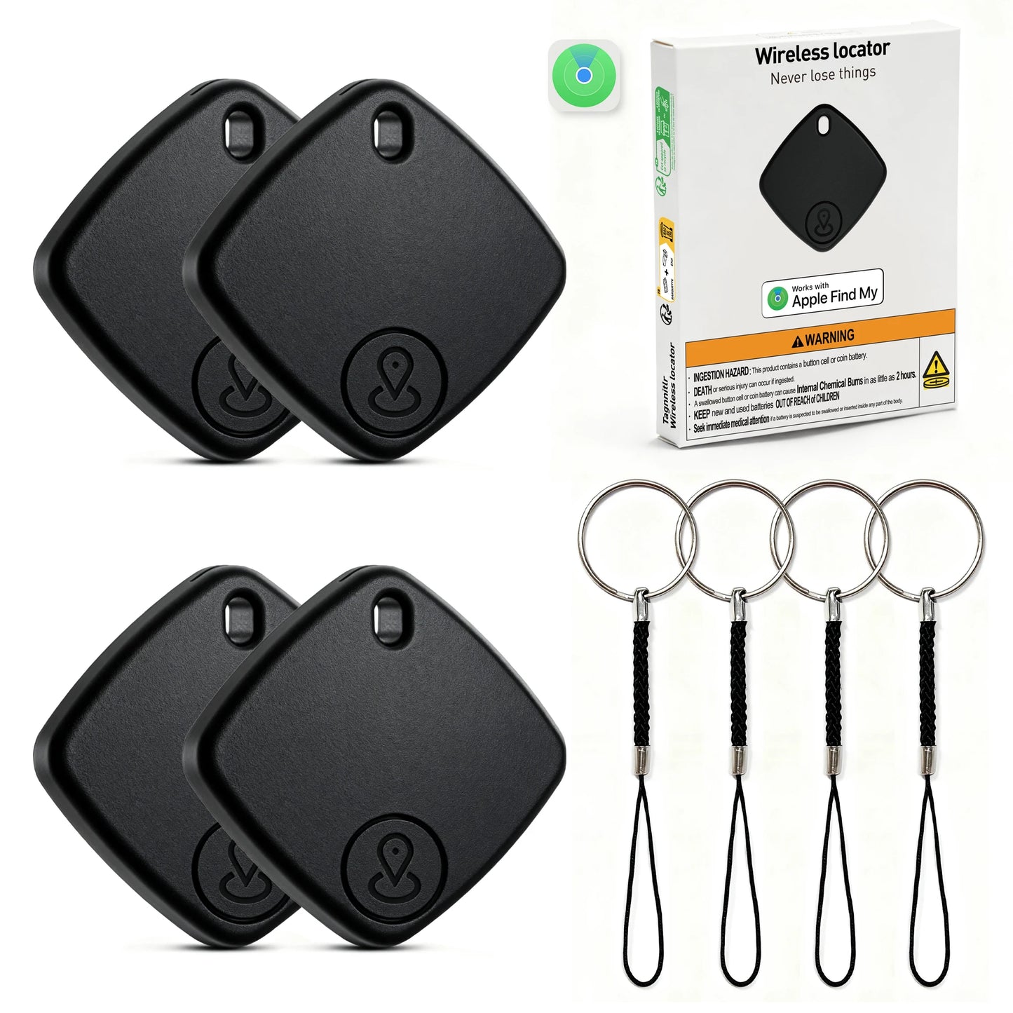 Smart Air Tracker Tags Luggage Mini GPS