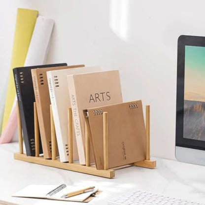 Desk File Organizer 5 Section Upright File Sorter