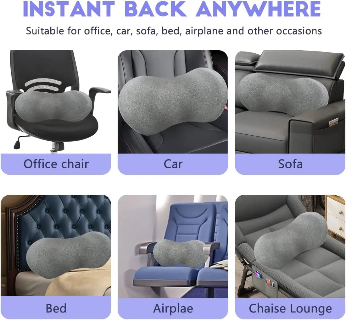 Ergonomic Lumbar Pillow for Back Pain Relief