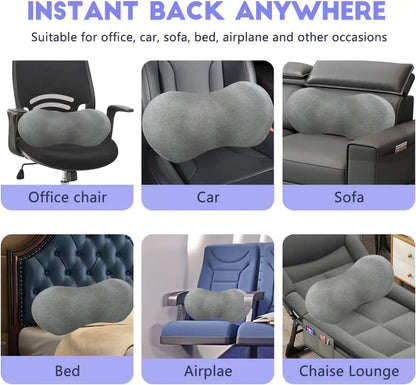 Ergonomic Lumbar Pillow for Back Pain Relief