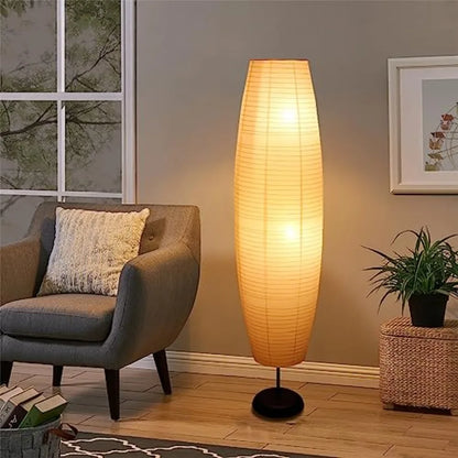 Rice Paper Lantern Floor Lamp for Bedroom
